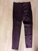 Spodnie damskie, bordowe, Terranova, S