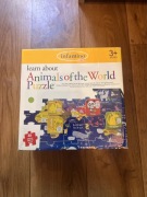 Puzzle po angielsku Zwierzęta świata, Animals of the World