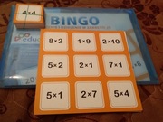 Bingo matematyczne - mnożenie i dzielenie w zakresie 20.