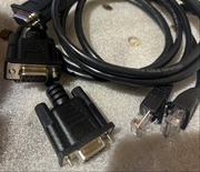 Kabel konsolowy 1m. RS232(DB9) <-> RJ45