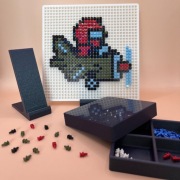 Pixel Deco 3D - HIT! Zestaw DIY dekoracja ścienna (Samolot) + bonus