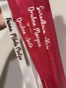 Wstążka Panieński/ ślub / komunia / 18