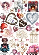 Elementy do wycinania "valentine-02L"