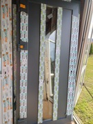 Drzwi zewnętrzne nowe Pcv 210*100 z klamką antracyt