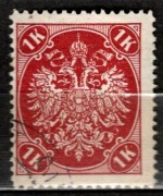 OA Bośni Mi 21 kas.  Orzeł dwugłowy z koroną 1 Kr