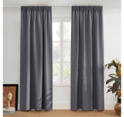 2 Pack Zasłony 140x245cm. Zaciemniające Termiczne Na Żabki