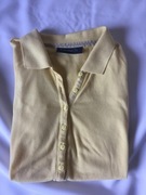 Delikatne żółte polo polskiej marki Sutherland, miękka przyjemna w dotyku