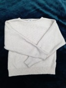 Kremowy sweterek ze świecącą nitką RESERVED rozm. S 