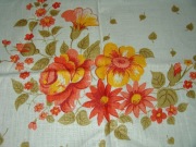 Obrus Lniany 1981r. PRL Z papierową metką