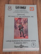 Śpiewnik Marsz Szlakiem I Kompani Kadrowej Loch Camelot