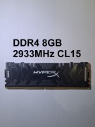 HyperX Predator RGB DDR4 8GB 2933MHz CL15 | MemTest OK