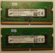 16GB (2 x 8GB)  DDR4 2400T MICRON 100% OK testowane