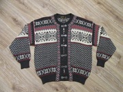 Nordstrikk męski sweter wełniany norweski skandynawski 100% wełna _ S/M