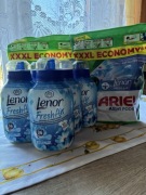 Zestaw Kapsułek Ariel do prania z Płynem Lenor Fresh Air
