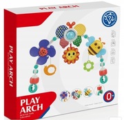 HUANGER PAŁĄK ŁUK DO WÓZKA ŁÓŻECZKA  ZABAWKI SENSORYCZNE DLA NIEMOWLĄT 