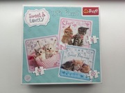 TREFL Puzzle Słodkie Kotki 3w1