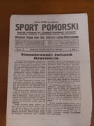 Sport  Pomorski czasopismo 1925 Bydgoszcz 