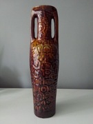 Stary ceramiczny wazon Amfora Ceramika Prl 