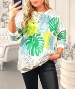 DUŻA   BLUZA  48-50-52-54-   plus size --,3xl,4xl,5xl,6xl