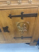 Komoda dębowa wszystko ręcznie robione po każdą deseczkę 