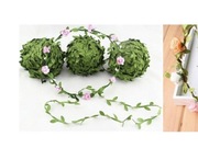 Wstążka listki liście 75 m dekoracyjna tasiemka liść 