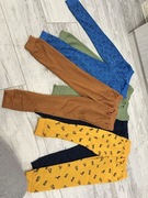 Zestaw spodni dresowych chłopiec 134cm 5 par