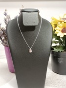 SREBRNY ŁAŃCUSZEK 925 ZAWIESZKA KONICZYNKA