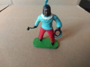 Żołnierzyk prl indianin lasso