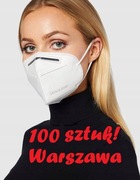 Maska KN95 Maseczka FFP2 CE maseczki WAW|100 sztuk