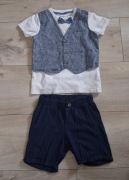 Elegancki Komplet Dla Chłopca Bluzeczka + Spodenki H&M r. 98