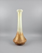 Kralik " Helios " wazon secesyjny szklo uranowe 24 cm 