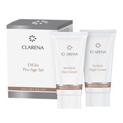 Clarena EXOss Pro-Age Set senolitycznym kremem na dzień i noc 2 x 30 ml