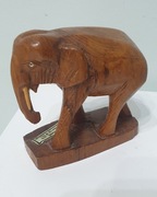 Figurka słonik drewno 9cm z Tajlandii