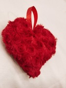 Serce walentynki mięciutkie różyczki 