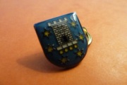 Pleszew Powiat Herb pin przypinka