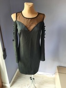 Sukienka Mała czarna z rękawami rozmiar 40/42