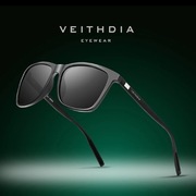 okulary przeciwsłoneczne VEITHDIA model 6108, czarne
