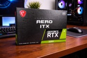 RTX 3050 8GB MSI AERO ITX Karta do gier Oryginalne pudełko cicha zadbana
