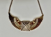 Naszyjnik anioł złoty naszyjnik skrzydła anioła z regulacją prezent