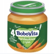 BoboVita Zupka Marchewkowa z ryżem po 4 miesiącu 125 g