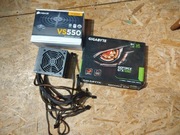 Karta graficzna Gigabyte GeForce GTX 1060 3 GB + zasilacz Corsair VS550