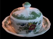 Kensington Staffordshire - Stara porcelanowa maselnica  Anglia 