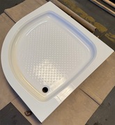 Brodzik półokrągły 90x90x18 cm porysowany