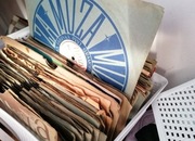 Płyty szelakowe gramofonowe muza zestaw 45 plyt 