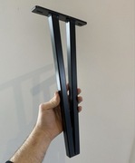 Czarna Noga metalowa! Noga loft 40cm Stolik kawowy