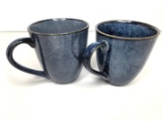 Kubek Kamionka 350ml Reactive Glaze Blue x2