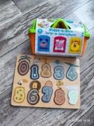 Nowe zabawki dziecięce smiki sorter i tablica drewniana 