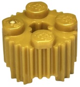 LEGO 8 x 92947 klocek okrągły walec 2x2x1 - złoty perłowy