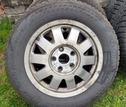 4 szt. Felgi aluminiowe Audi A4, A6, 15", 5x112, 6Jx15, ET45 + opony 