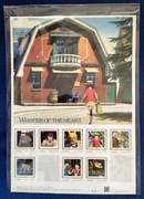 Znaczki Whisper of the Heart w kopercie Ghibli niekompletne